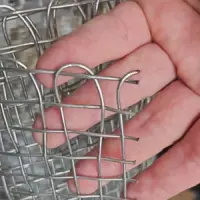 Sită metalică inox Mesh 2, fir 1.6mm, ochi 11.1mm, țesătură sârmă oțel - E-Industrial